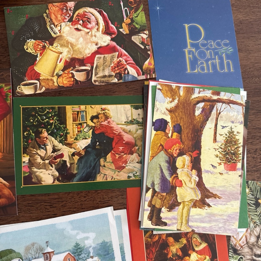 Lot of 33 Christmas cards brickmill 2001,2002